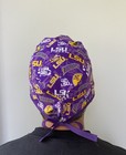 Louisiana State Lsu Surgical Scrub Cap  Lsu Tigers Scrub Tie In Back Adjustable