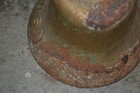 Usn United States Navy Cast Iron Power Boat Bell Harvard Lock Company  rusted 