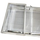 Open Box  Single Layer 1 5mm Stainless Linear Vibrating Screen Electric Sifter