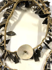 Antique Native Amercan Indian Chiefs Shell Pendant   Dew Claw Necklace  Rare