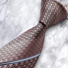 Gucci Silk Jacquard Tie Light Pink Gg Pattern Luxury High-end Mens Accessory