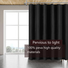 Black Shower Curtain Liner  4g Peva Shower Liner  Plastic Waterproof Shower Curt