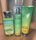 Bath   Body Works Cucumber Melon Full Size Gift Set Shower Gel  Body Cream  Mist