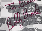 Bobby Brack Autographed Hero Card 1950s-90s Winston Cup Florida Driver Read