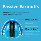 130 - Kids Ear Protection Earmuffs  One Size For 3-16 Yr Old
