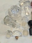 Vintage Glass Decanter   Bottle Stoppers   Various Shapes   Sizes  Lot Of 20
