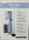 Gourmia Gcm3210blu Iced Coffee Maker With 25 Fl Oz  Reusable Tumbler  Blue