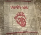 Vintage 70   s The Rolling Stones Tapestry Silk Mesh Tongue Print Promo Decor 45   