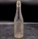 Vintage 1940s Embossed Dr Pepper Soda Bottle Good For Life 10-2-4 Clock 6 1 2 Oz