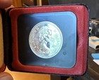 1973 Canada Rcmp Silver Dollar deep Mirror Proof  Gunmetal Toned Rim  Dds - Ogp