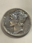 1944-p Mercury Dime  90  Silver  Fine Cond   By Reedersong