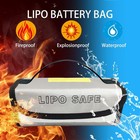 2pcs 185x60x75mm Safe Bag Fireproof Explosionproof Bag Safe Accessories For H