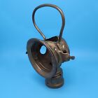 Antique Brass Mining Miner s Lamp Lantern Unbranded As Is Great Display Piece