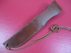 Wwii Era Us Navy Usn Mark 2 Mk 2 Ka-bar Knife Brown Leather Scabbard - Repro