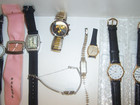 Lot 12 Assorted Vintage New Women   s Men s Watches  Berus Citizen Avon Untested