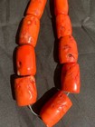 Wonderful Tibetan Red Coral Beads Short Prayer Necklace