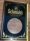 Vintage 1970s Schmidt s Beer Sign Clock Face Make It What You Want Plexiglass