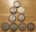British Honduras 10 Cents  complete Silver Set W  Every Rare Date  better Grade 