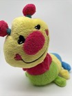 Dan Dee Plush Caterpillar 8    Colorful Hearts Stuffed Animal Bobble Head Lovey