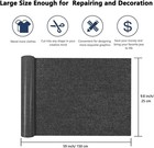 Iron On Patches For Jeans - Moonsjones Extra Large 9 8 x 59  denim   Black 