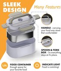 Cosmicooks Portable Electric Heating Lunch Box 12v 24v 110v For Car Work Picnic