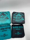 A Full Set Of Black And Teal Spencer Makenzie 2019  Professional Cornhole Bags