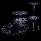 3 Tier Acrylic Cake Stand - Sturdy Multifunctional Dessert Cupcake Cake Holder