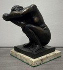 Camille Claudel Bronze Sculpture   Femme Accroupie   Signed And Numbered