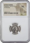 Ngc Certified Vespasian Silver Antoninianus Coin  vg  Free Shipping    