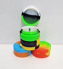 5 Silicone Wax Containers Concentrate Sealed Non-stick Jars With Attached Lid 