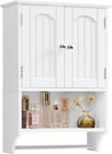 Medicine Cabinet With Adjustable Shelves And Towel Rack  Wall Mounted Bathroo   