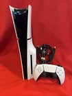 Sony Playstation 5 Slim Disc Ps5 1tb 8k Console Bundle Dualsense Controller Game