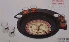 Shot Glass Roulette Drinking Game Set Wheel Casino Spinner Table Games Party New