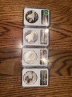 2017 American Liberty 225th Anniversary Silver Four-medal Set Ngc Pf-rpf-sp