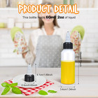 50 Pcs 2 Oz Squeeze Bottles Dispensing Plastic Squeeze With Twist Cap Small Clea