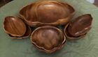 8 - Piece Monkey Pod Salad Set