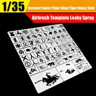 1 35 German Panzer tiger King tiger Tank Leakage Spray Stencil Template Tool