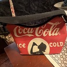 Coca-cola Ice Cold Advertising Bag Red Black White Soda Theme