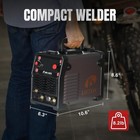 Mig150fx 150a Mig Welder  3-in-1 Synergic Mig Flux Core mma tig  120v Por