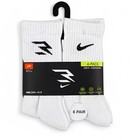 Nike Dri-fit 3brand Performance Cushioned Crew Socks - 6 Pairs Adult Sizes Nwt