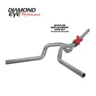 Diamond Eye K4236a-rp Kit 4in Cb Mflr Rplcment Pipe Dual Al  2004 5-2007 5