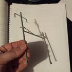 Ho Scale Prr Amboy Secondary Catenary Style Poles  12 Pack 