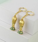 2026 Usa Mexico World Trophy Keychain Football Champion Cup Key Ring Fan Gift