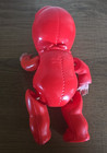 Vintage 1900-1950 Occupied Japan Celluloid Jointed Baby Doll Red Romper