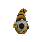 Bee Gnome Bird House Garden Decor Wooden Hanging Outdoor Birdhouse Artsy