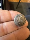 Authentic Civil War Us Army General Staff Officer Coat Button Plain Back Non-dug