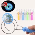 Led Magic Magnetic Spinning Top Toy Colorful Luminous Gyroscope For Kids-random