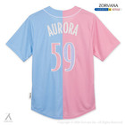 Walt Disney World Aurora Princess Adult Baseball Jersey Sleeping Beauty   S M L