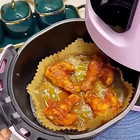 100 Pack Non-stick Air Fryer Disposable Non-stick Baking Parchment Paper Liners