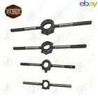 Round Die Stock Holder Set Of 4pcs 13 16  Inch 1  - 1-1 2 - 2  Wrench Handle Usa